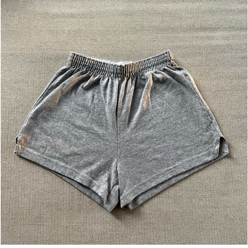 gray soffe shorts